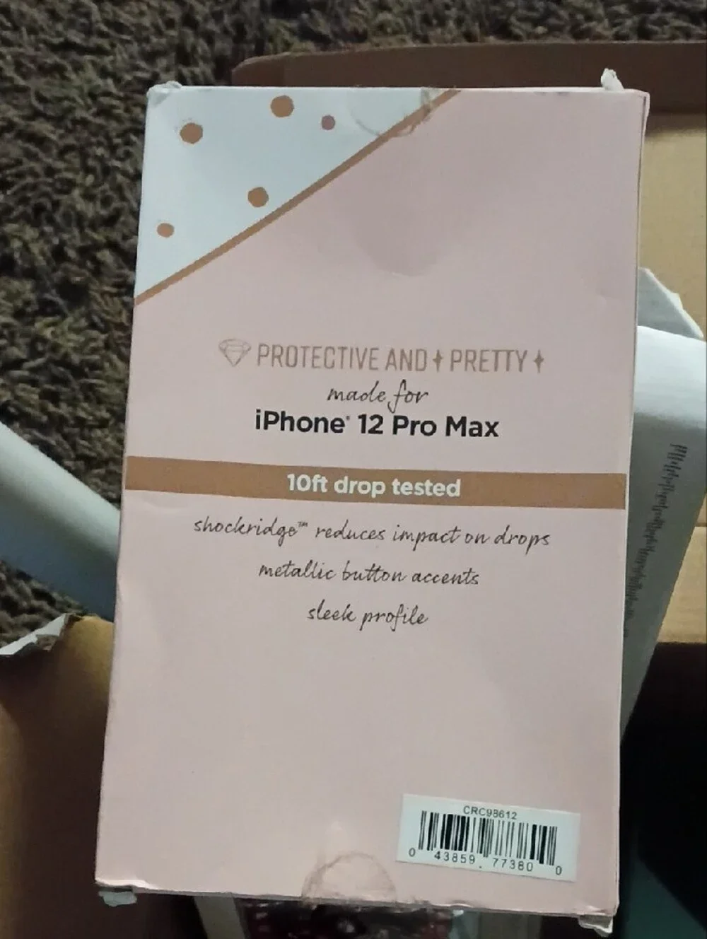 iPhone 12 Pro Max Pink Protective Case
